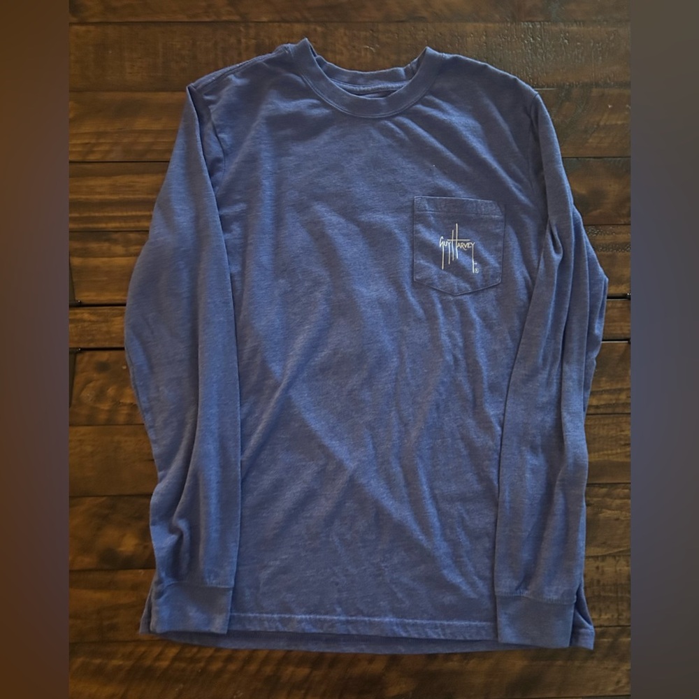 Guy Harvey Classic Blue Long Sleeve Tee